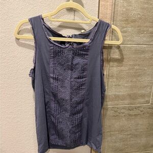 J. Crew Lavender Lace Tank Top